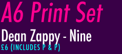 A6 Dean Zappy Print Set